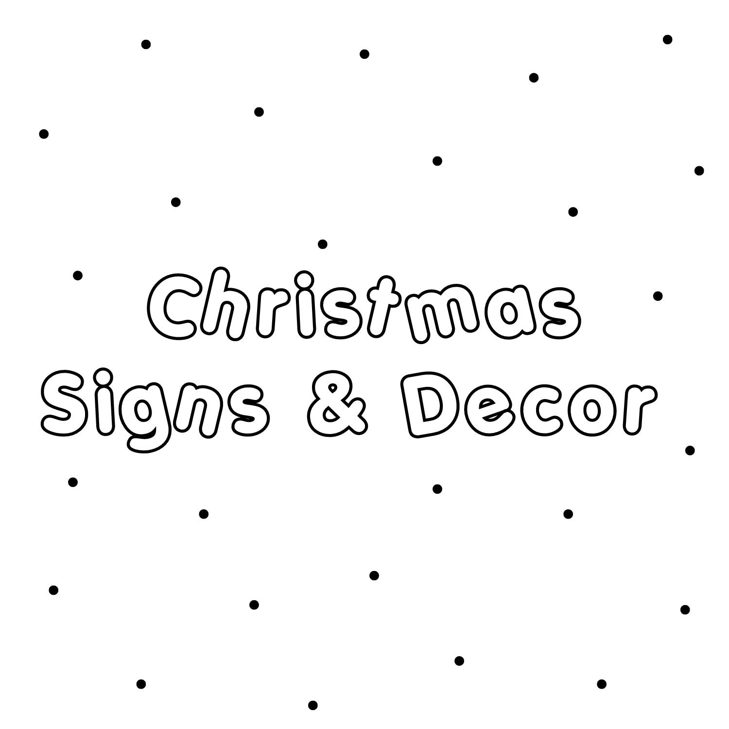 Deck the halls with our Christmas Signs & Decor collection. Find beautifully crafted signs and decor pieces that capture the spirit of the season and make your home feel extra festive this holiday.