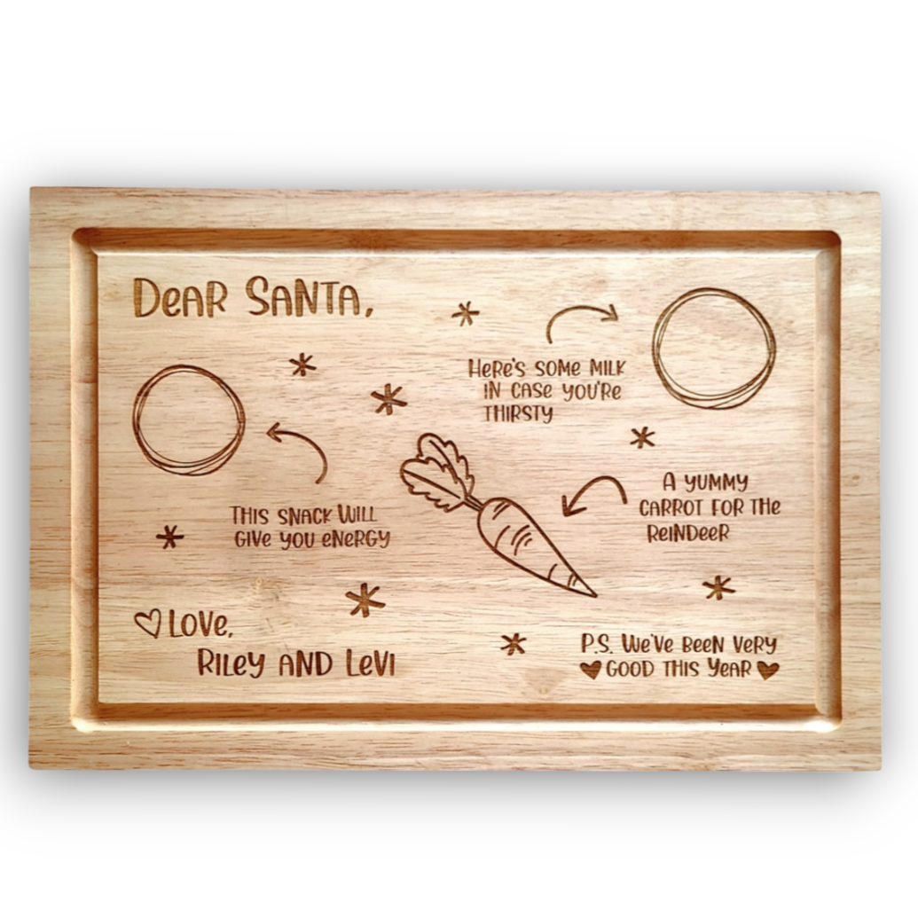 Personalized Santa Board - Minimal Design