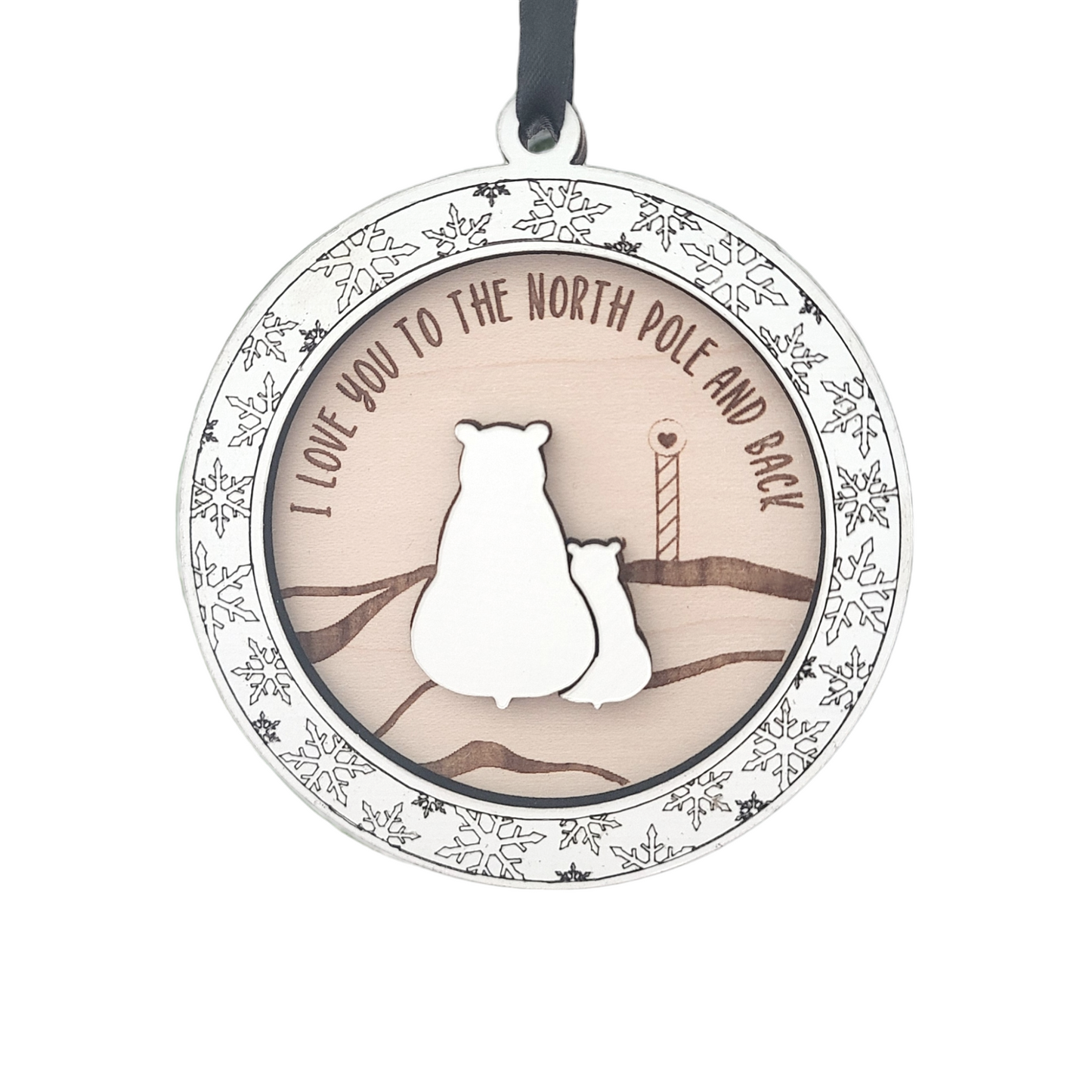 I Love You to the North Pole and Back Ornament