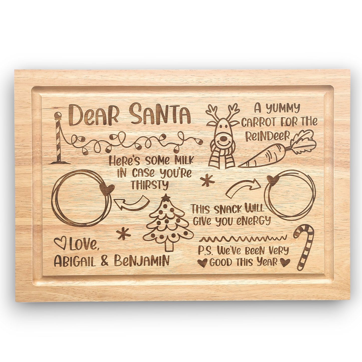 Personalized Santa Board - Playful Design