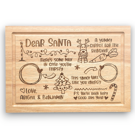 Personalized Santa Board - Playful Design