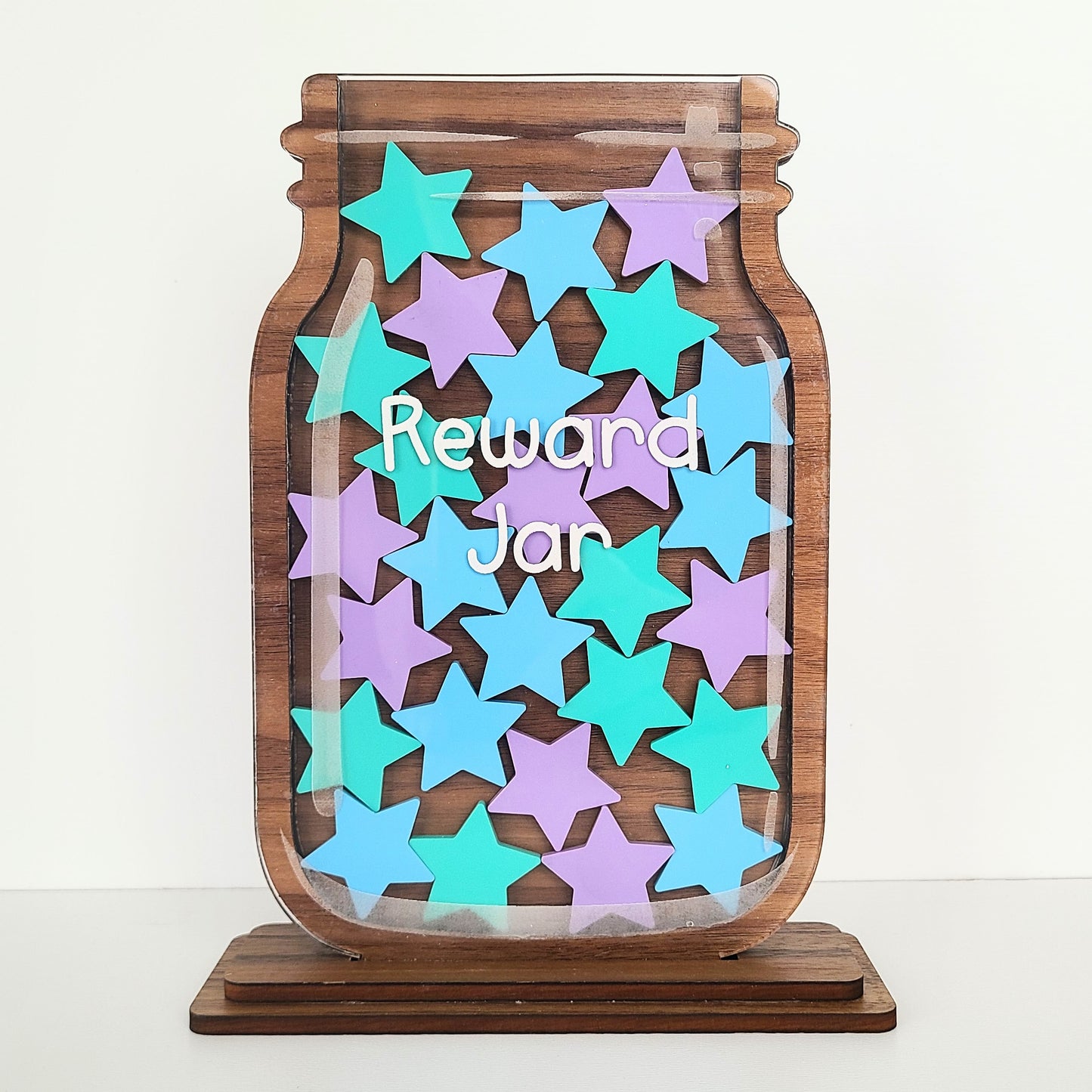 Personalized Reward Jar With Stand