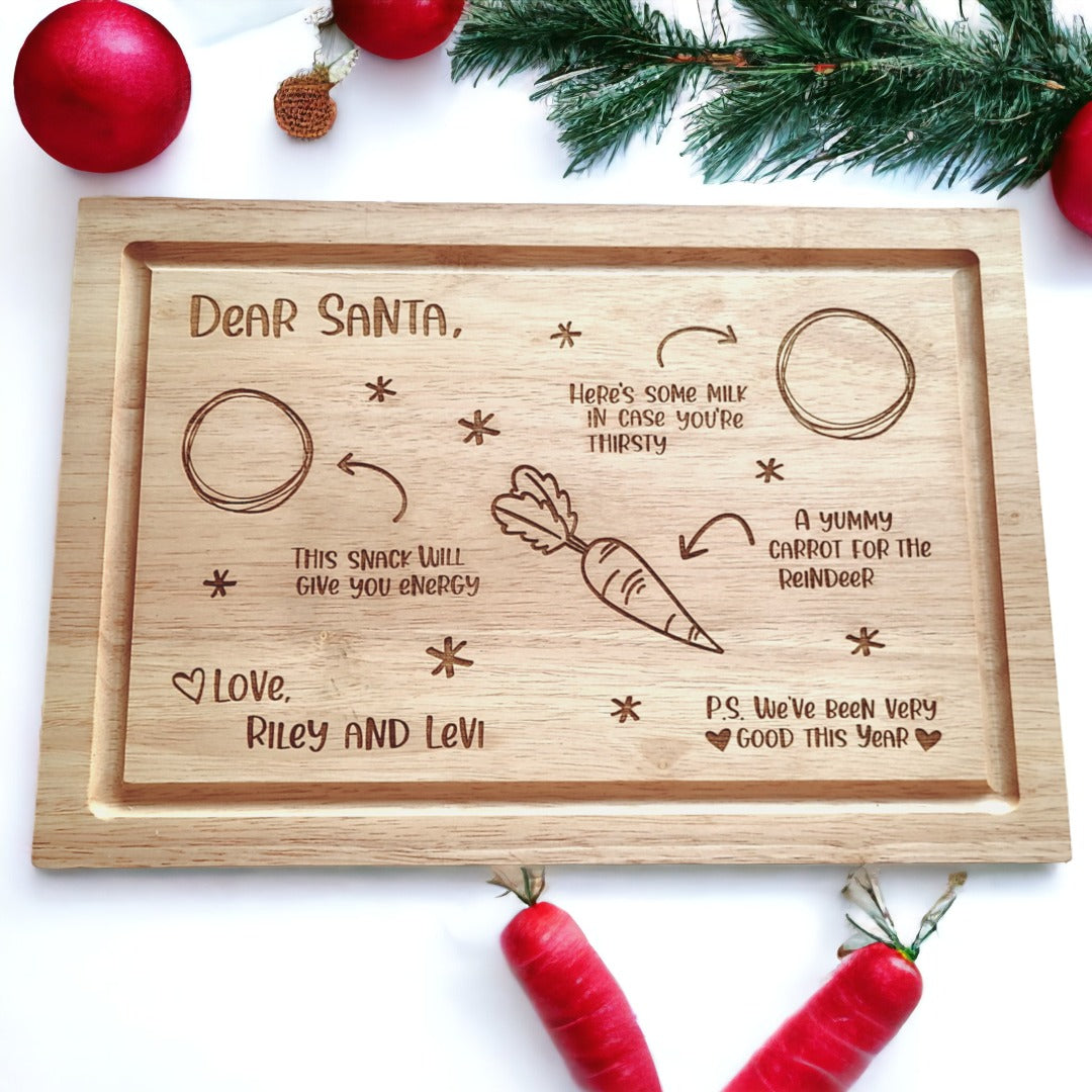 Personalized Santa Board - Minimal Design