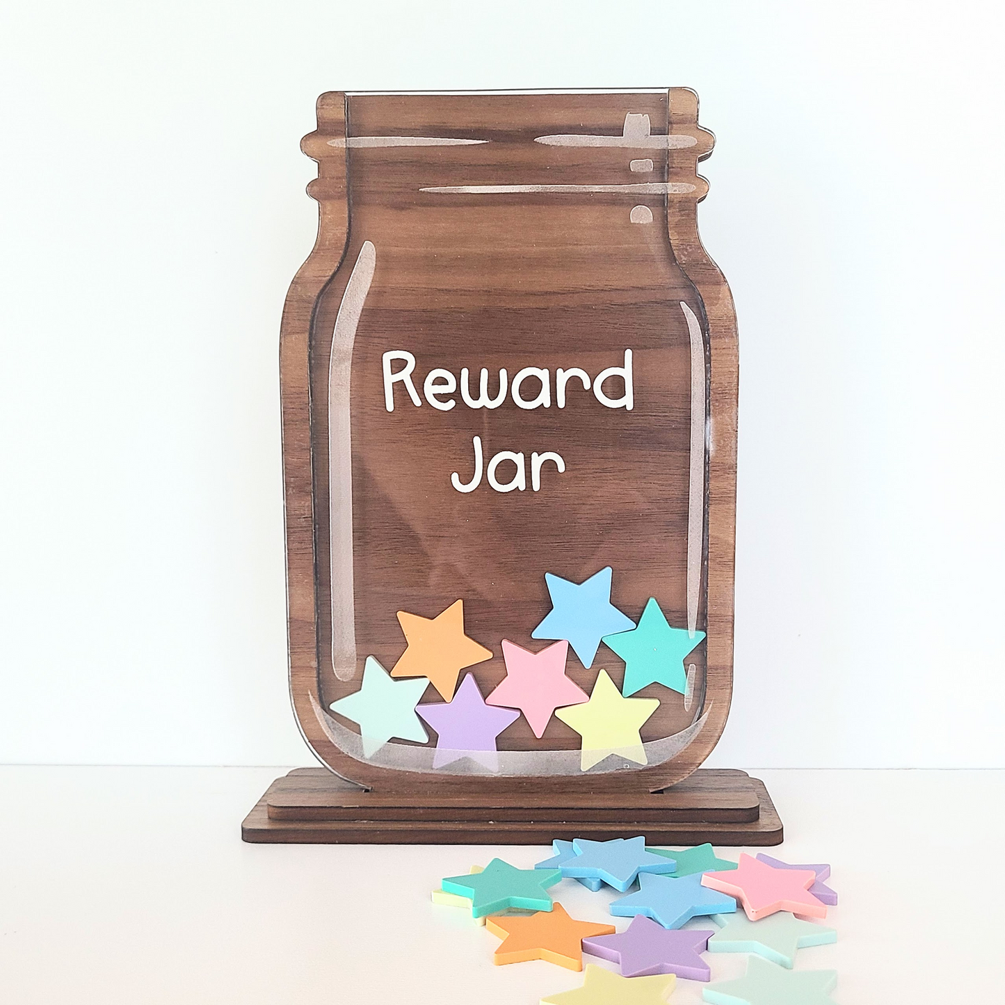 Personalized Reward Jar With Stand