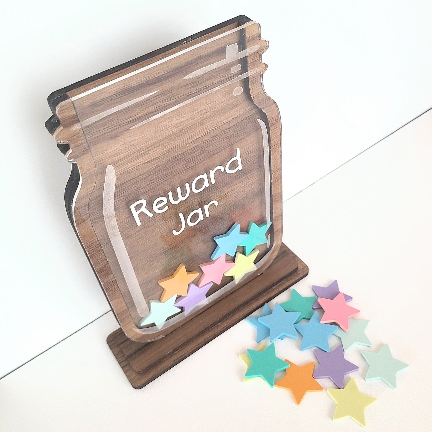 Personalized Reward Jar With Stand