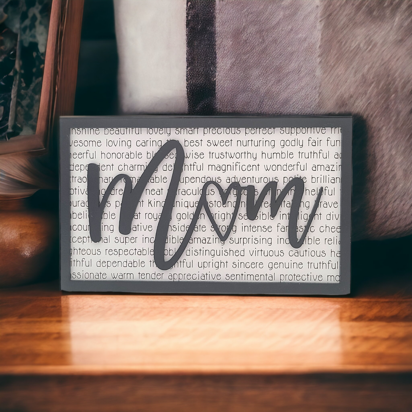 Words for Mom Sign